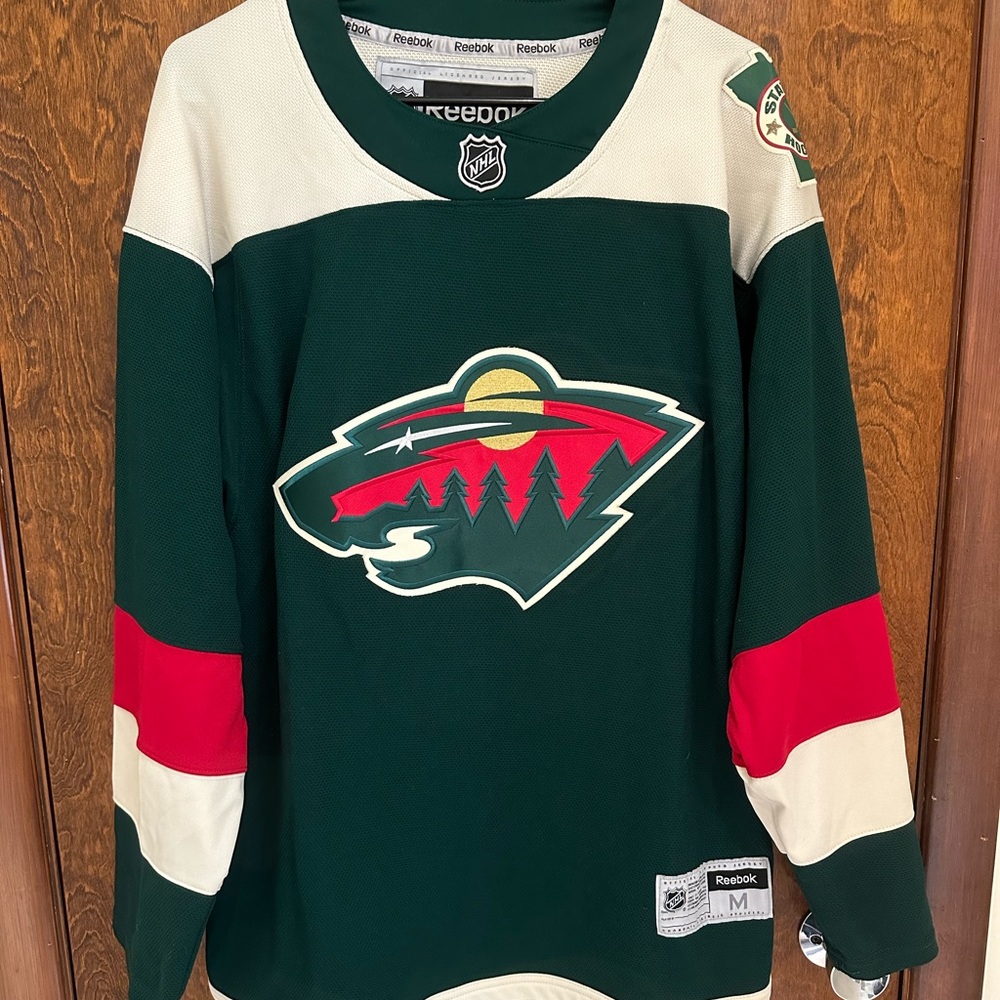 Minnesota Wild Reebok 2016 Stadium Series Jersey (M)